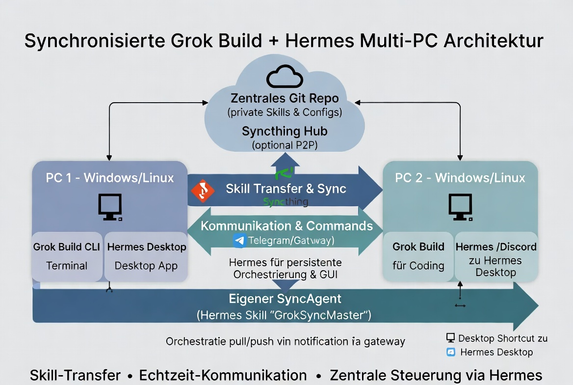 hermes und Grok build helfen, die Humanitas umzusetzen.